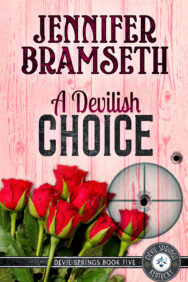 A Devilish Choice cozy mystery novel cover